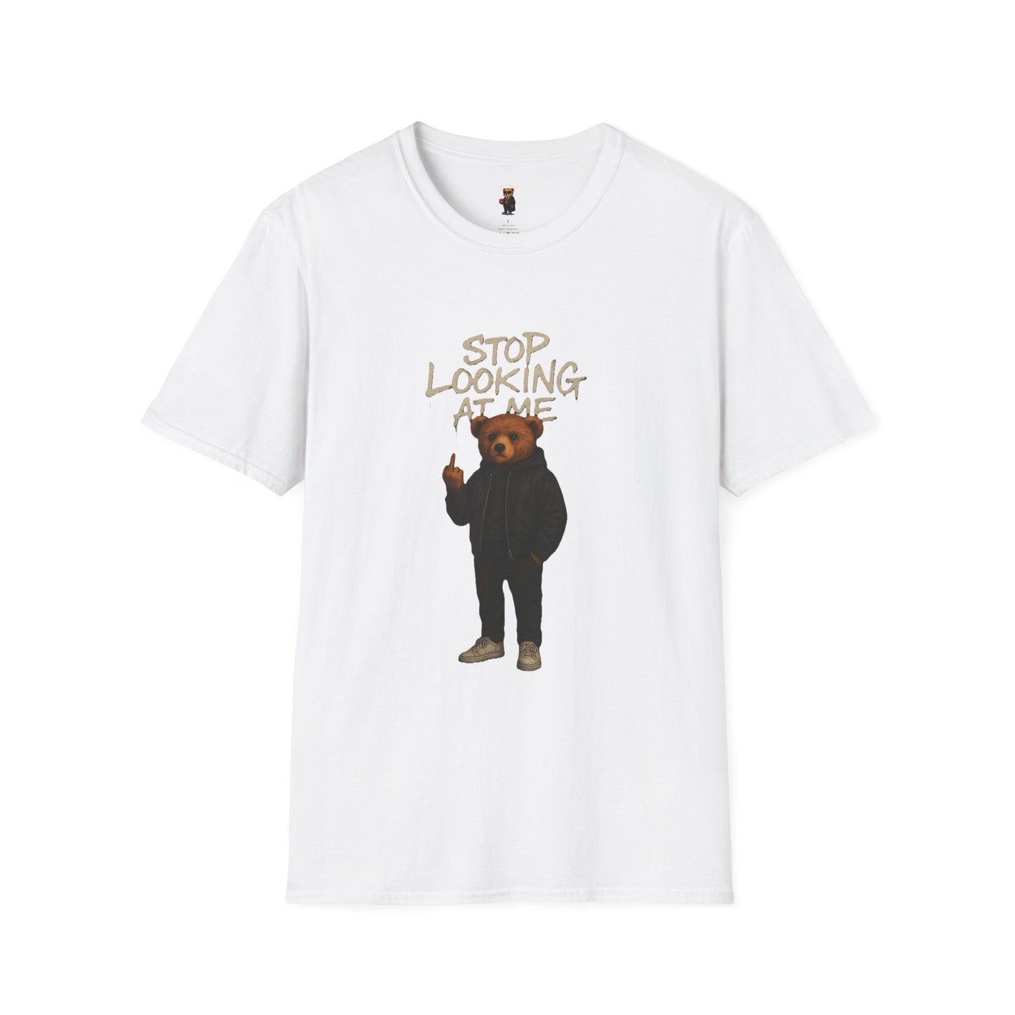 Stop Looking At Me |Unisex Softstyle T-Shirt