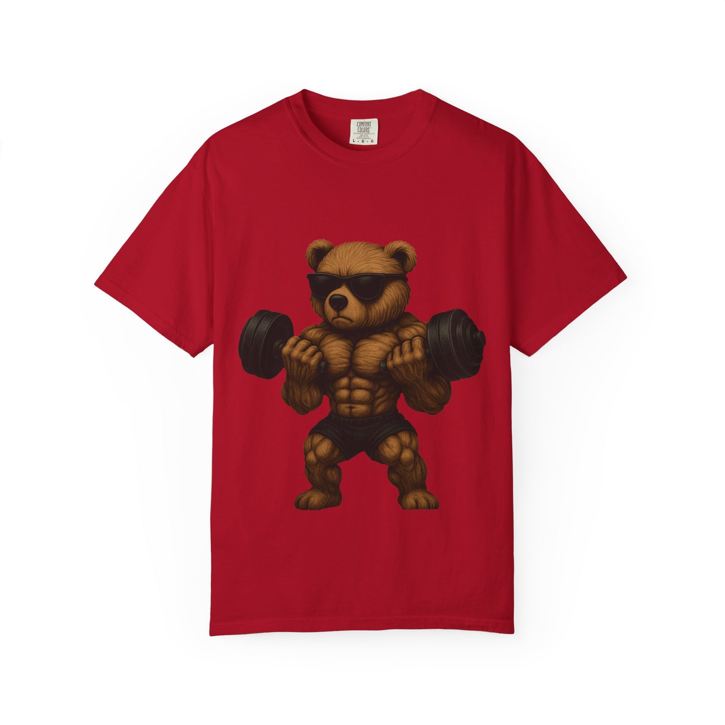 "No Days Off" – Jacked Gym Bear T-Shirt