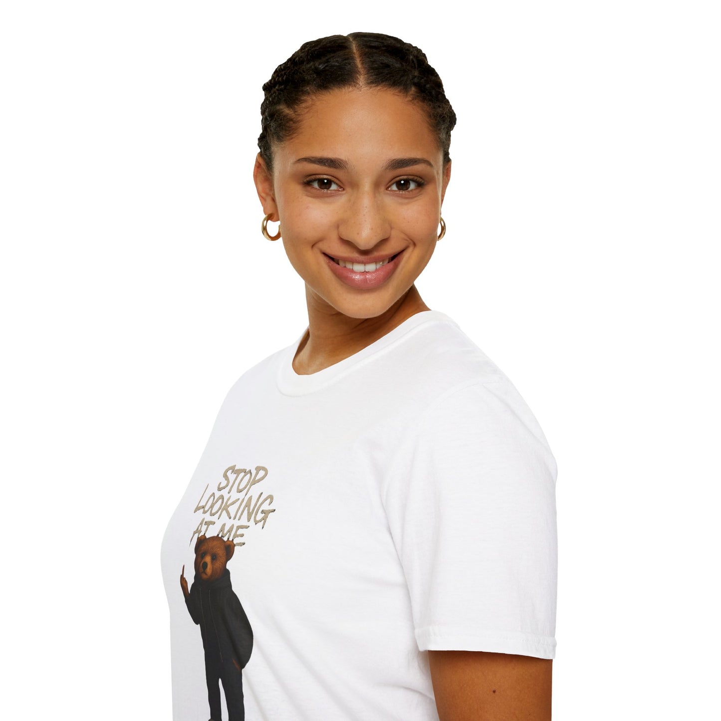 Stop Looking At Me |Unisex Softstyle T-Shirt