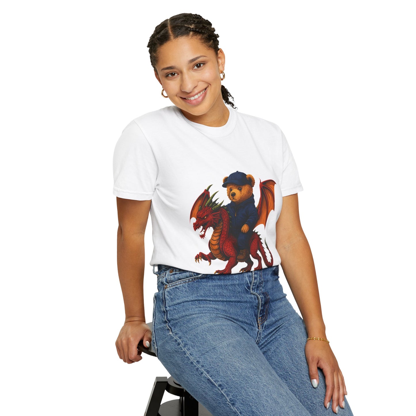 Dragon Believer – Bear Riding Fire Dragon T-shirt