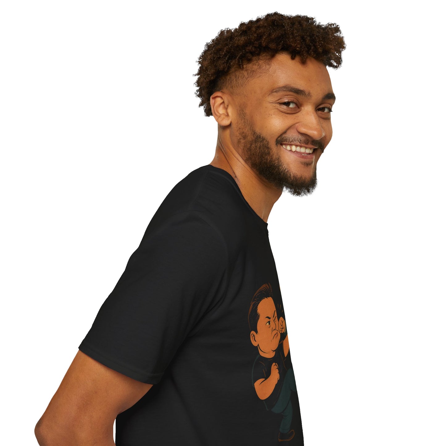 ELON vs TRUMP Unisex Softstyle T-Shirt