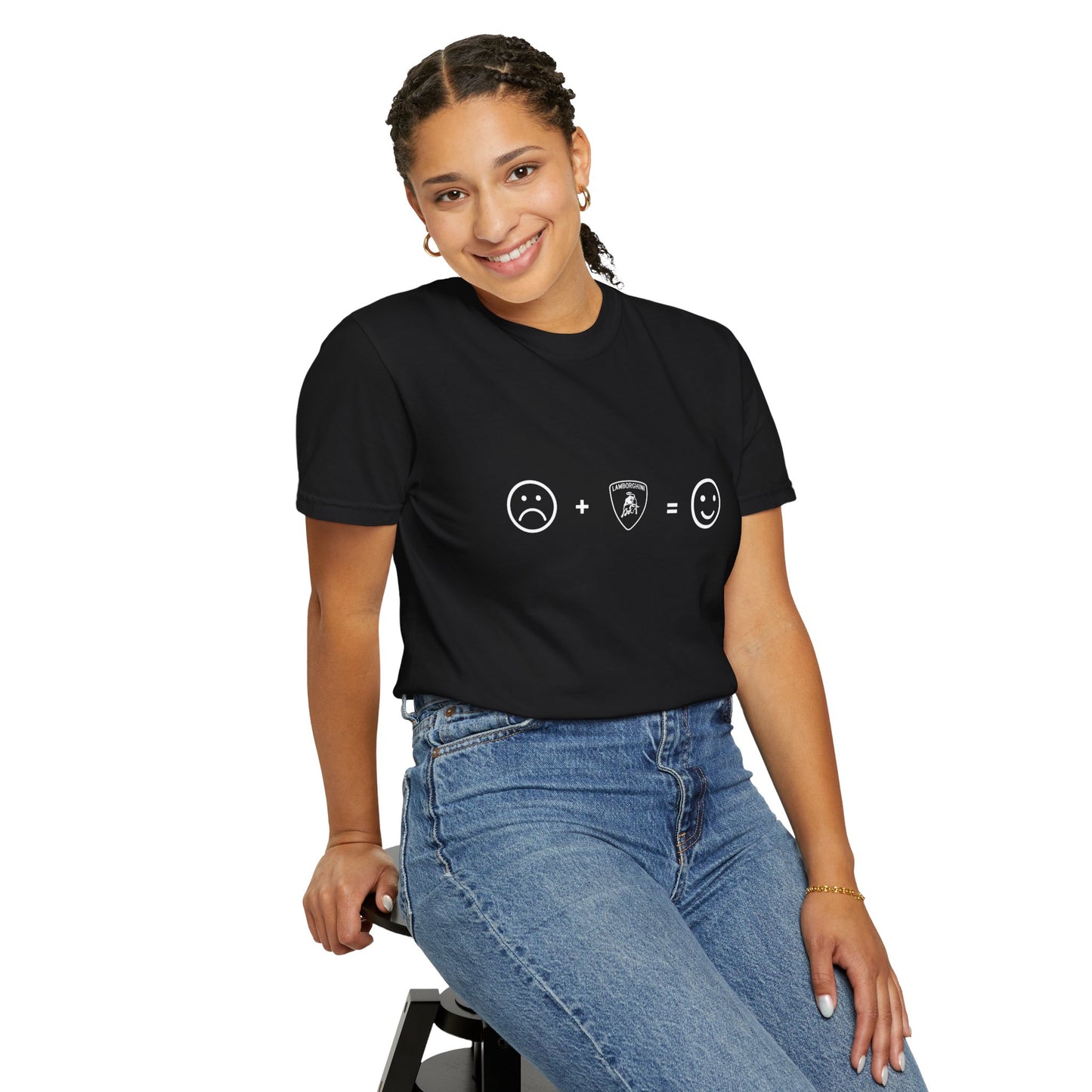 sad+Lamborghini=Happy Casual Tee