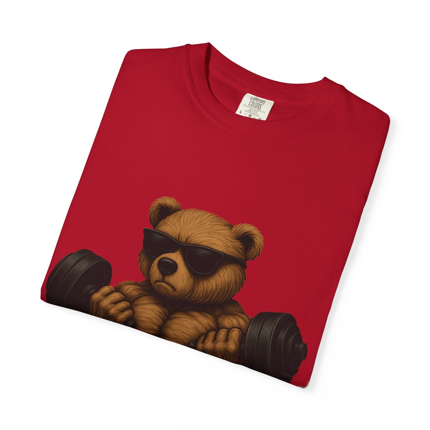 "No Days Off" – Jacked Gym Bear T-Shirt