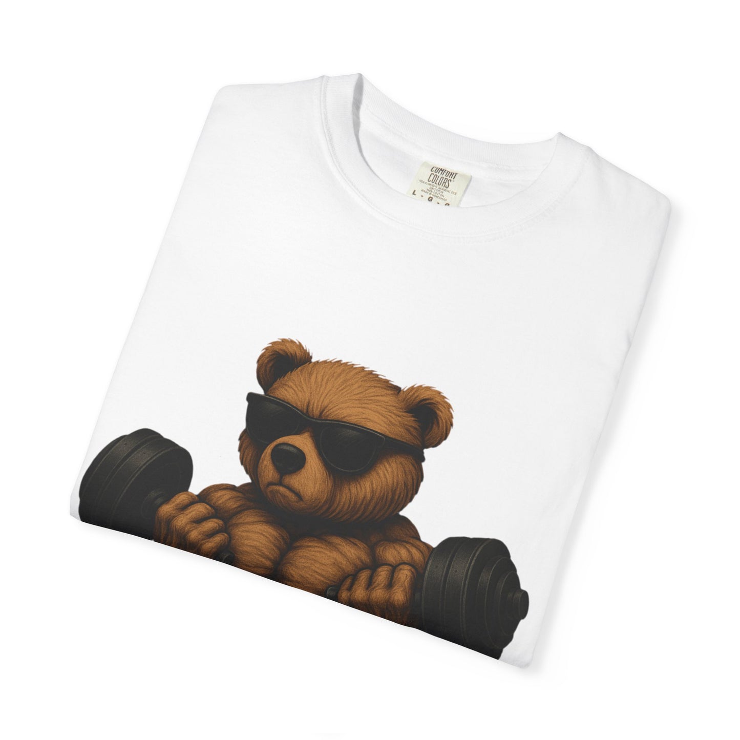 "No Days Off" – Jacked Gym Bear T-Shirt