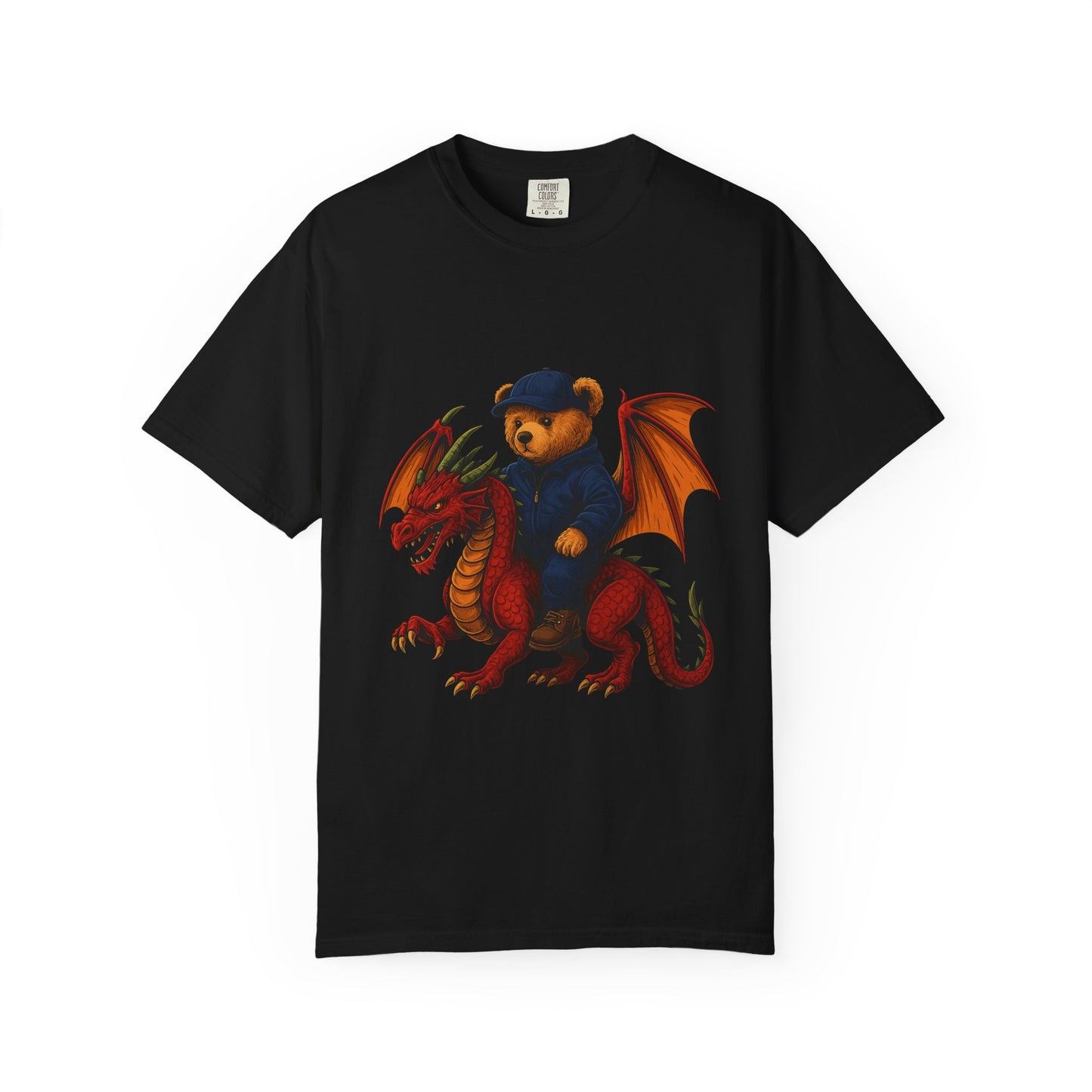 Dragon Believer – Bear Riding Fire Dragon T-shirt