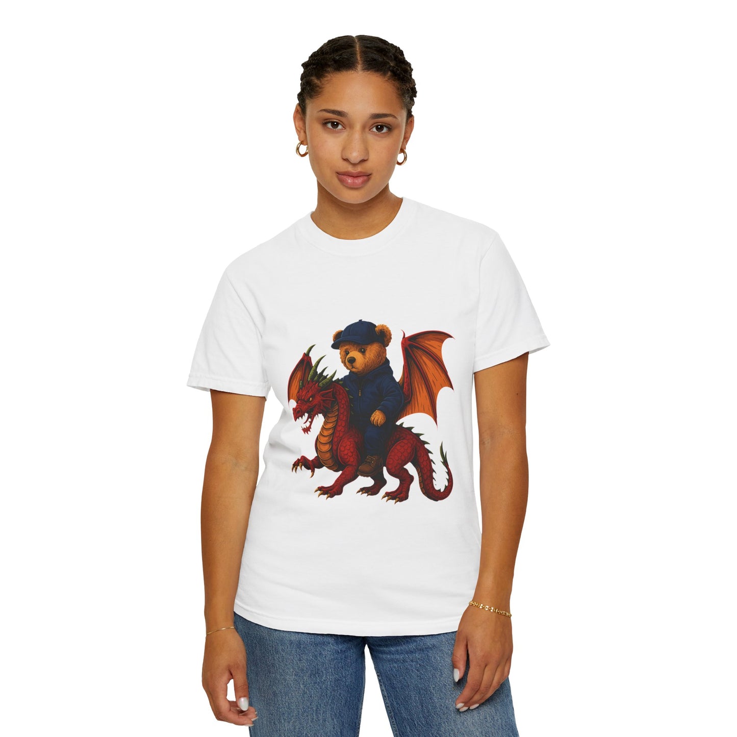 Dragon Believer – Bear Riding Fire Dragon T-shirt