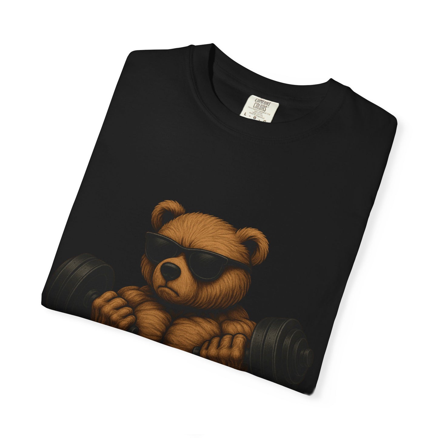 "No Days Off" – Jacked Gym Bear T-Shirt