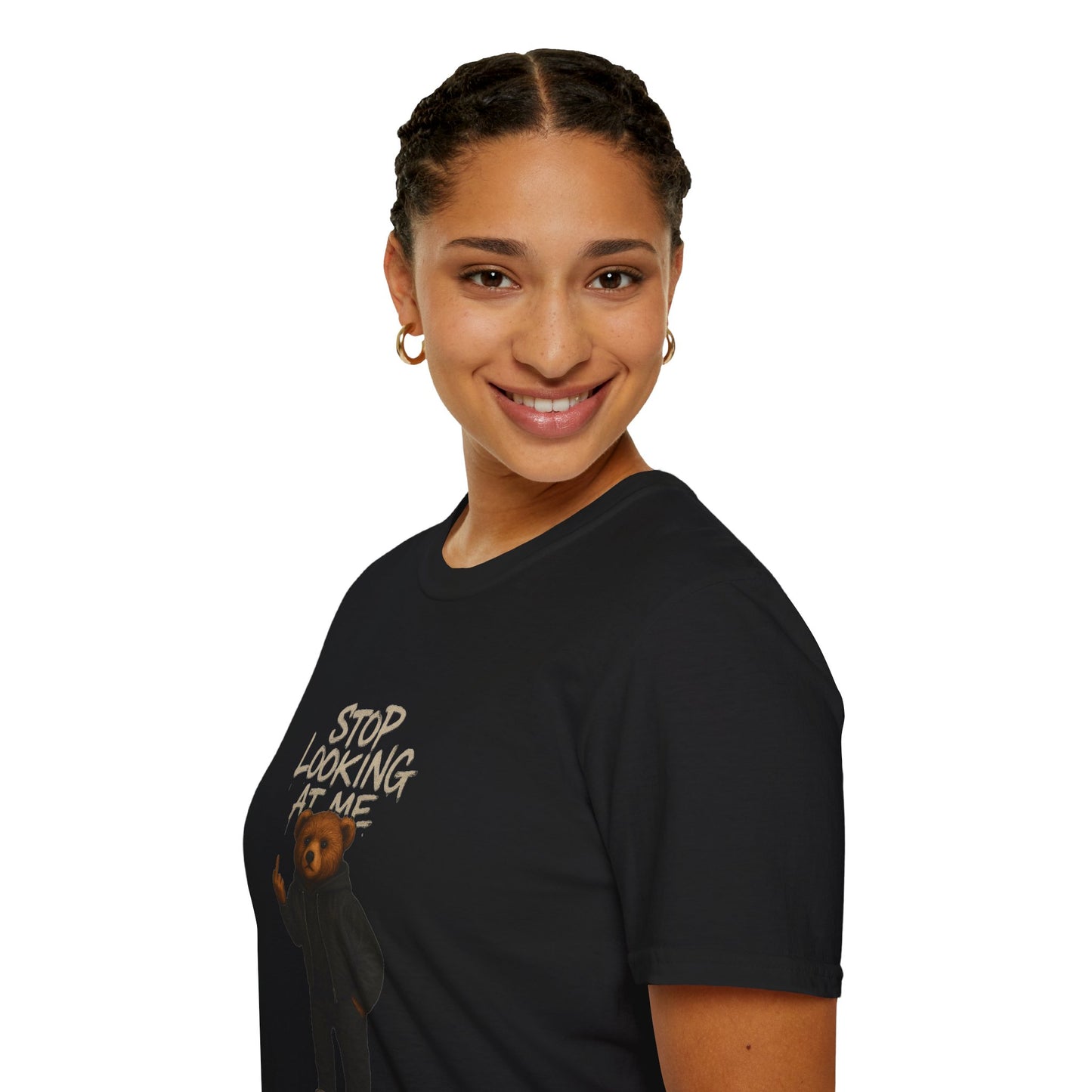 Stop Looking At Me |Unisex Softstyle T-Shirt
