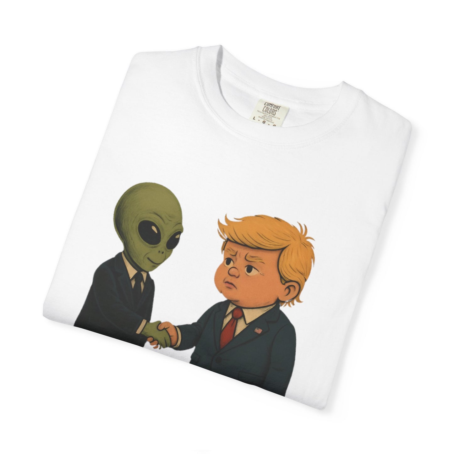 No Tariffs on Mars - Alien & Trump Deal T shirt