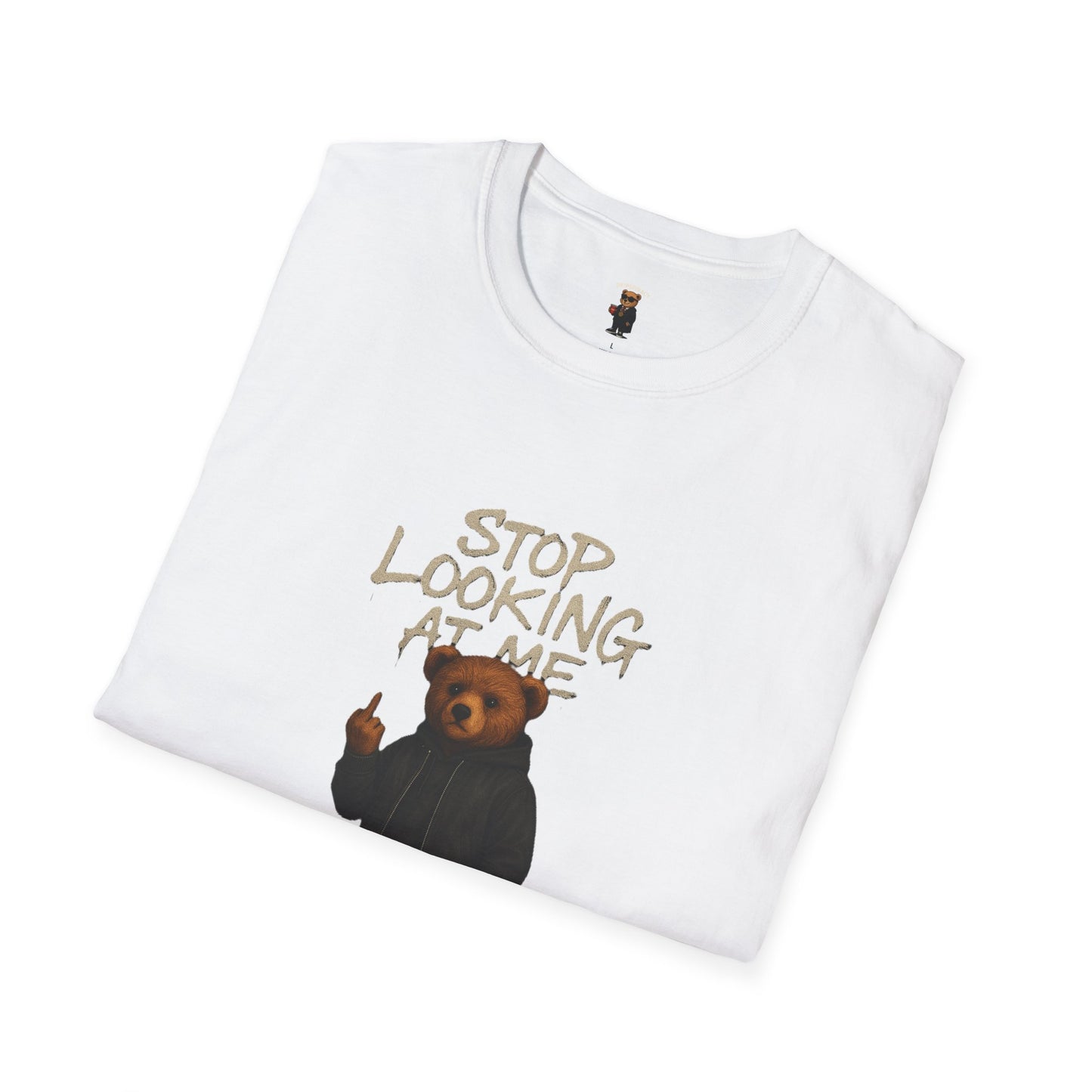 Stop Looking At Me |Unisex Softstyle T-Shirt