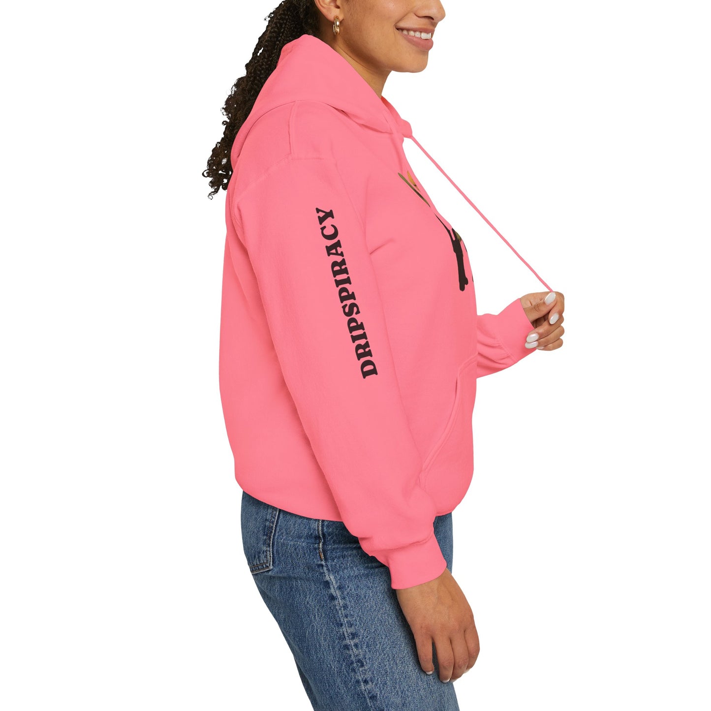Dripspiracy Unisex Hooded Sweatshirt - Fun Alien & Politician Design