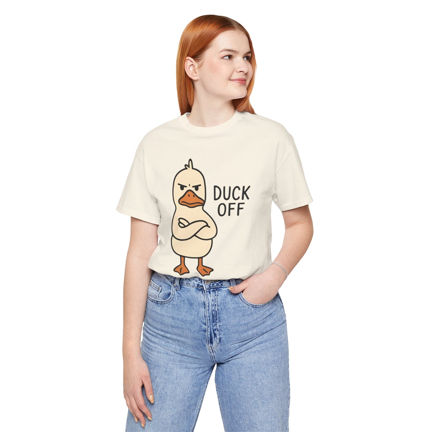 Duck Off T-Shirt — Funny Angry Duck Graphic Tee
