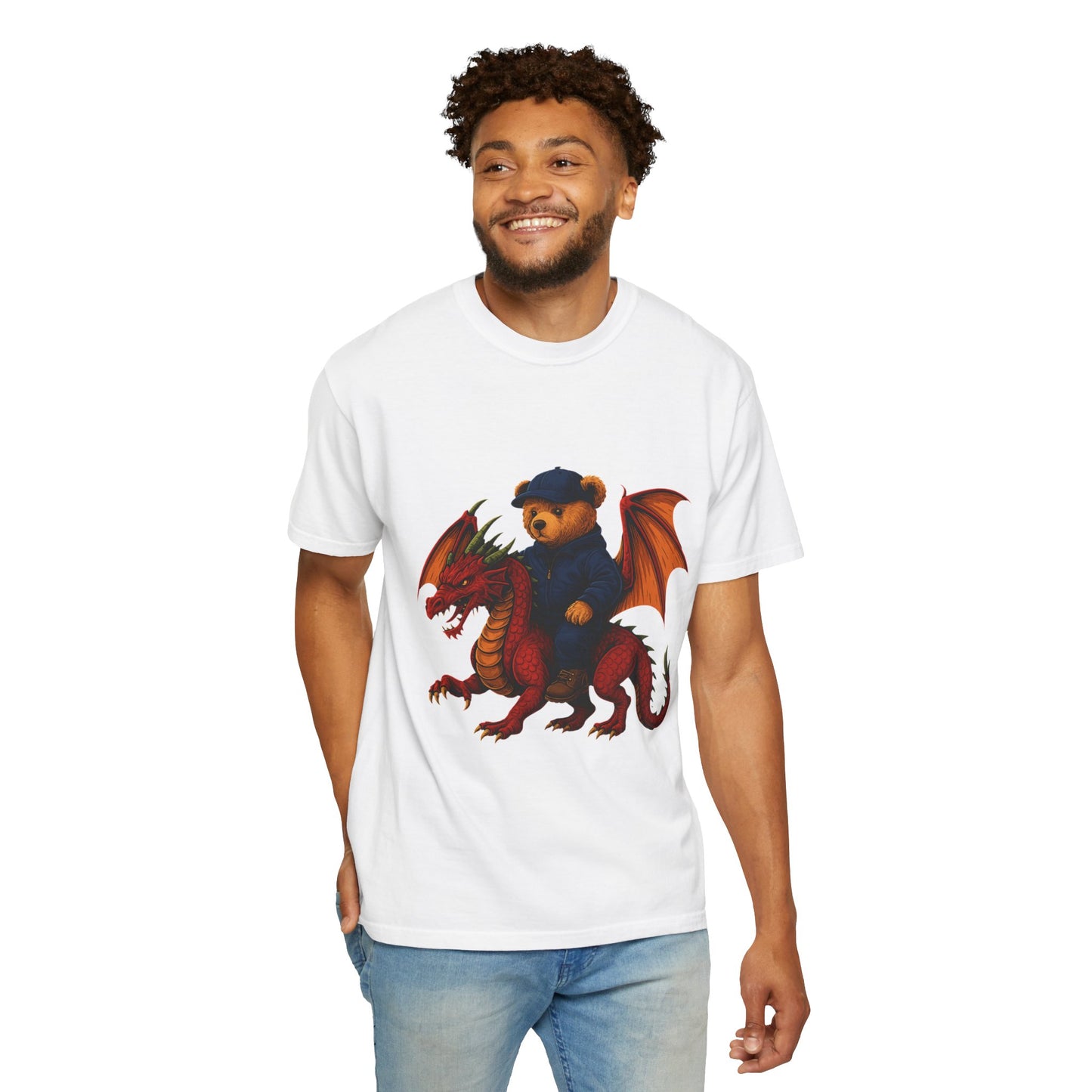 Dragon Believer – Bear Riding Fire Dragon T-shirt