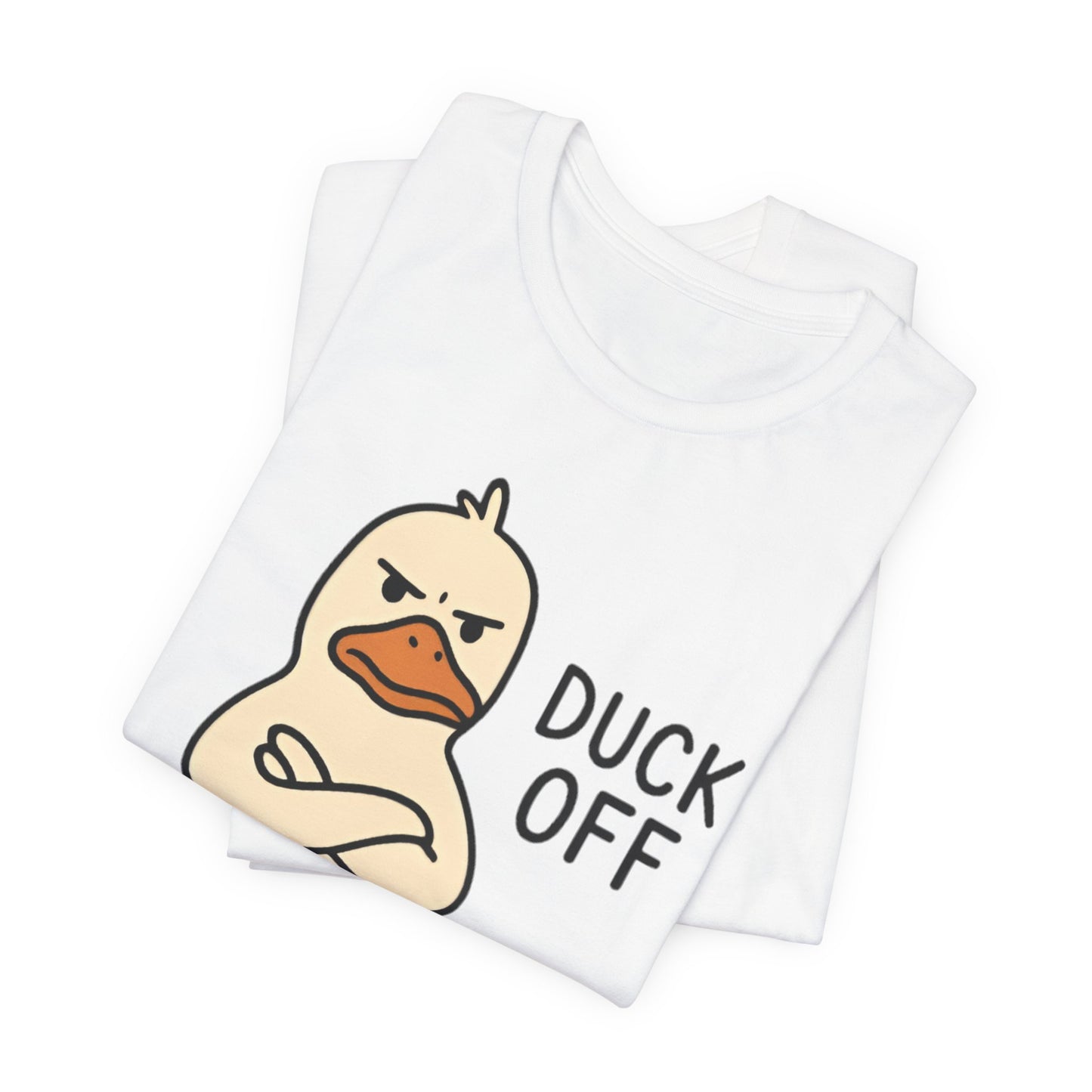Duck Off T-Shirt — Funny Angry Duck Graphic Tee