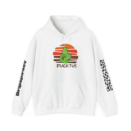 Cactus "Fucktus"& Leopard Sleeve Pullover