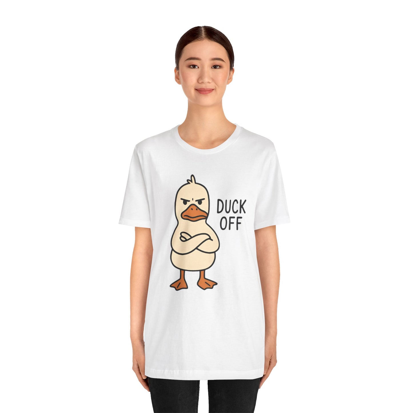 Duck Off T-Shirt — Funny Angry Duck Graphic Tee