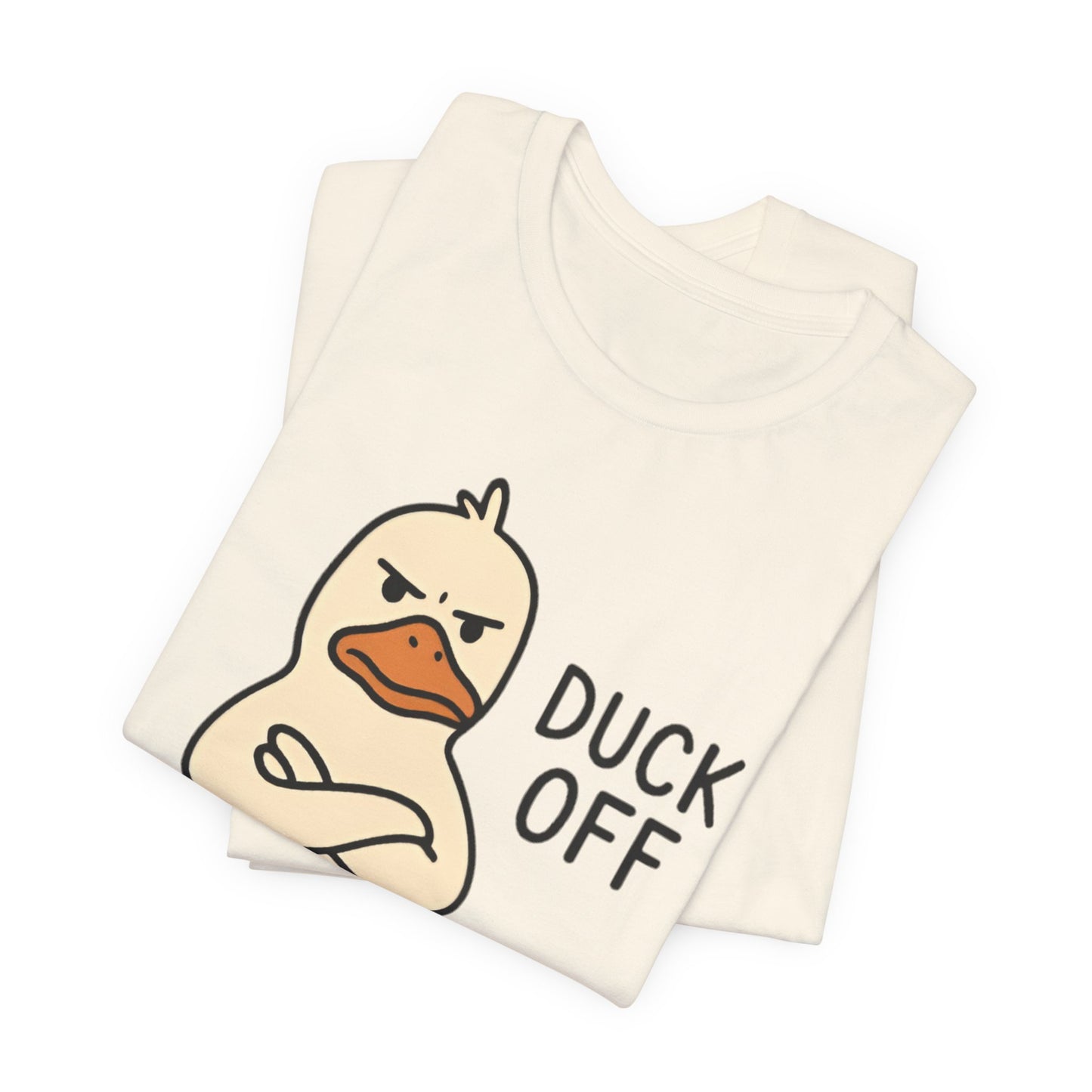 Duck Off T-Shirt — Funny Angry Duck Graphic Tee