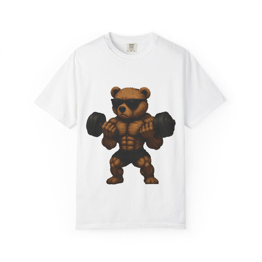"No Days Off" – Jacked Gym Bear T-Shirt