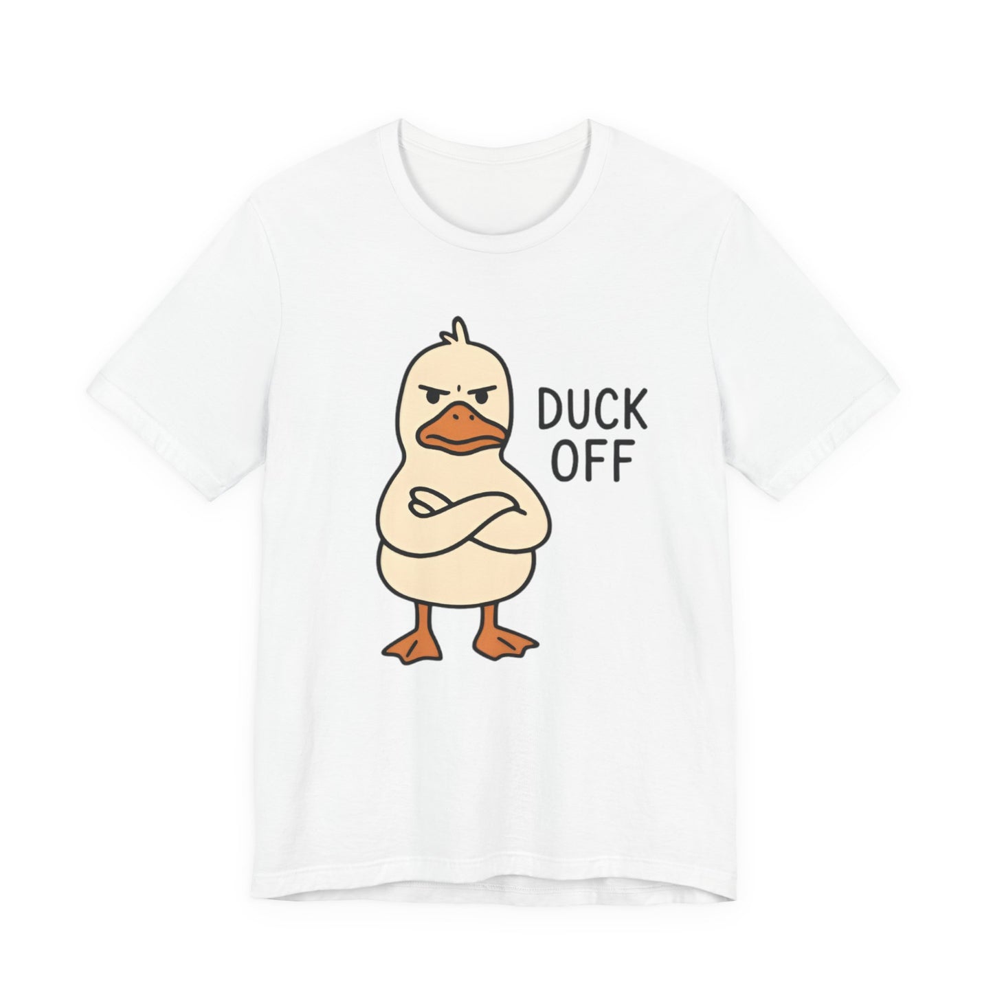 Duck Off T-Shirt — Funny Angry Duck Graphic Tee