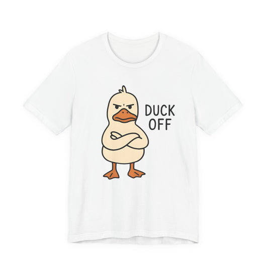 Duck Off T-Shirt — Funny Angry Duck Graphic Tee