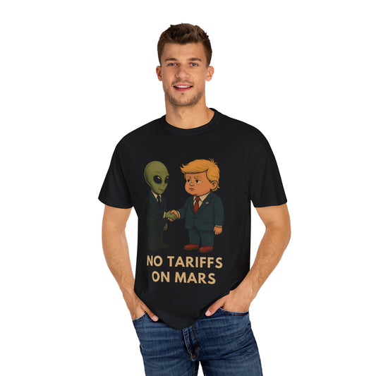 No Tariffs on Mars - Alien & Trump Deal T shirt