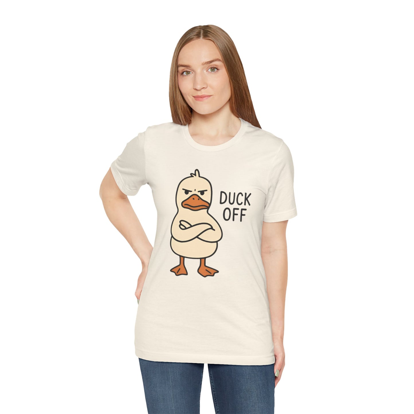 Duck Off T-Shirt — Funny Angry Duck Graphic Tee