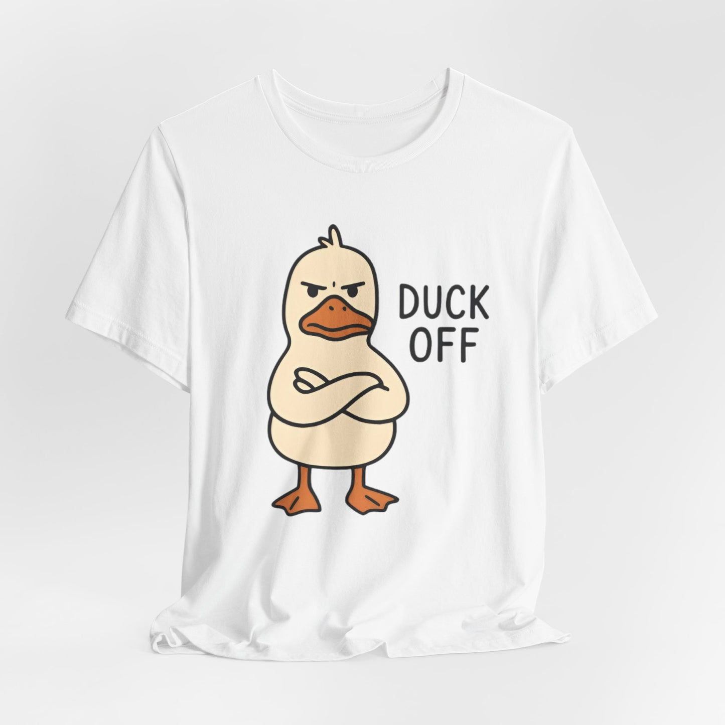 Duck Off T-Shirt — Funny Angry Duck Graphic Tee