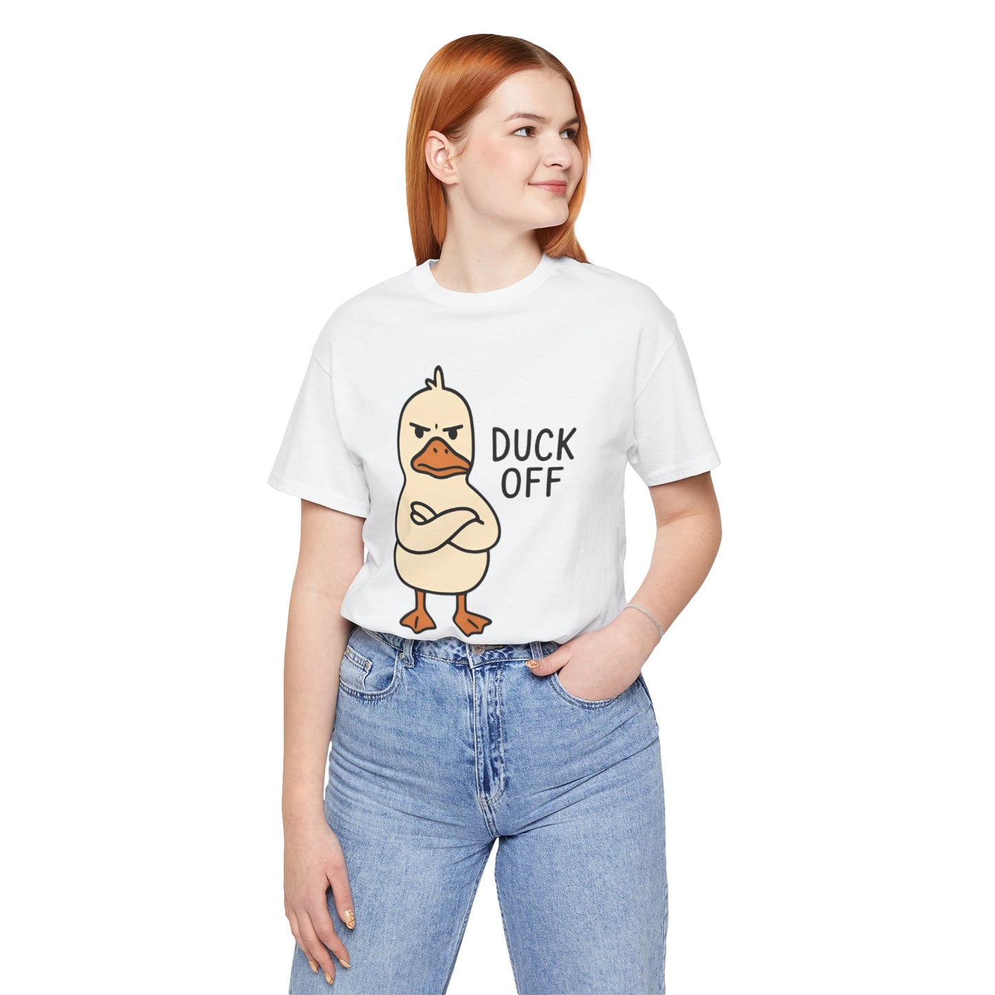 Duck Off T-Shirt — Funny Angry Duck Graphic Tee