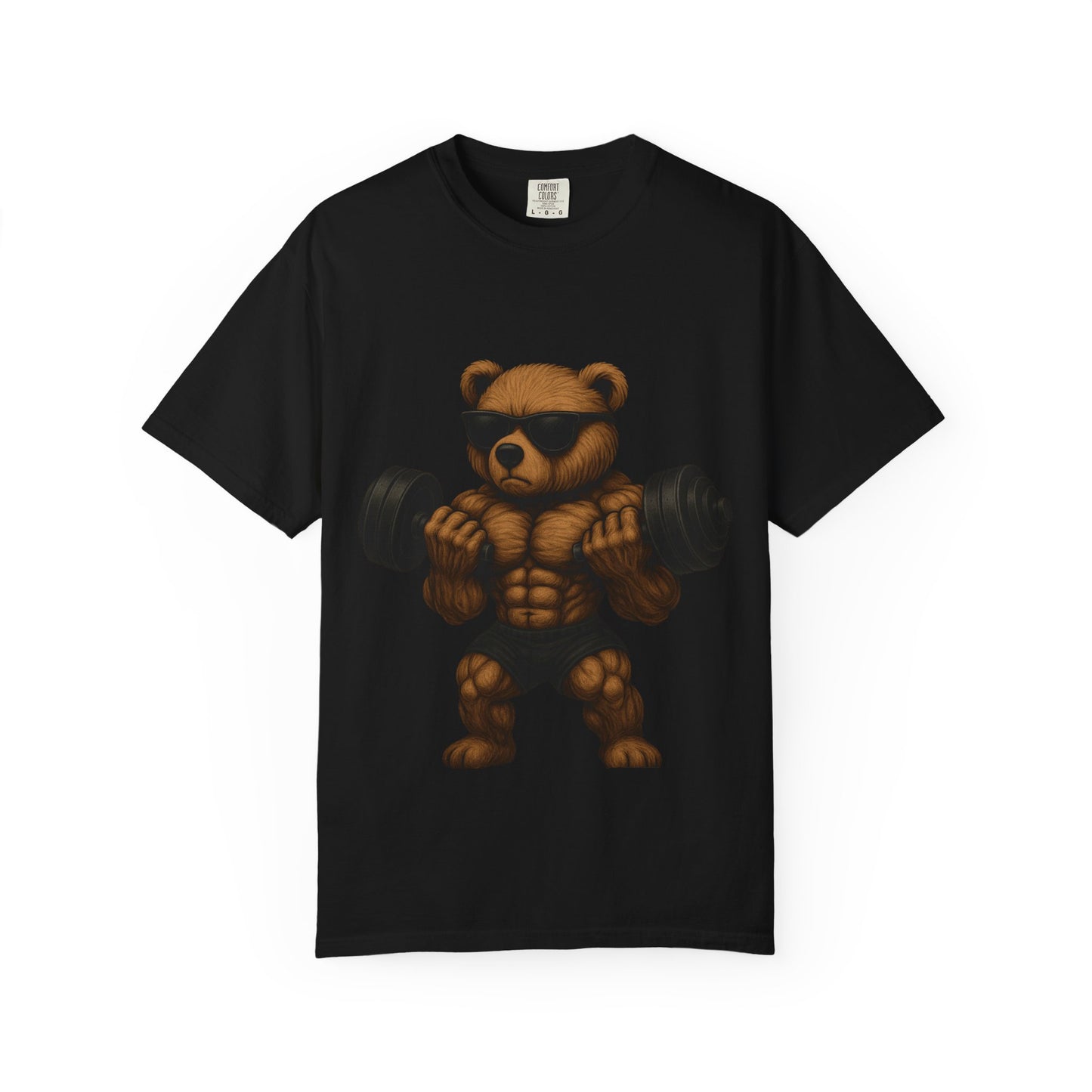 "No Days Off" – Jacked Gym Bear T-Shirt
