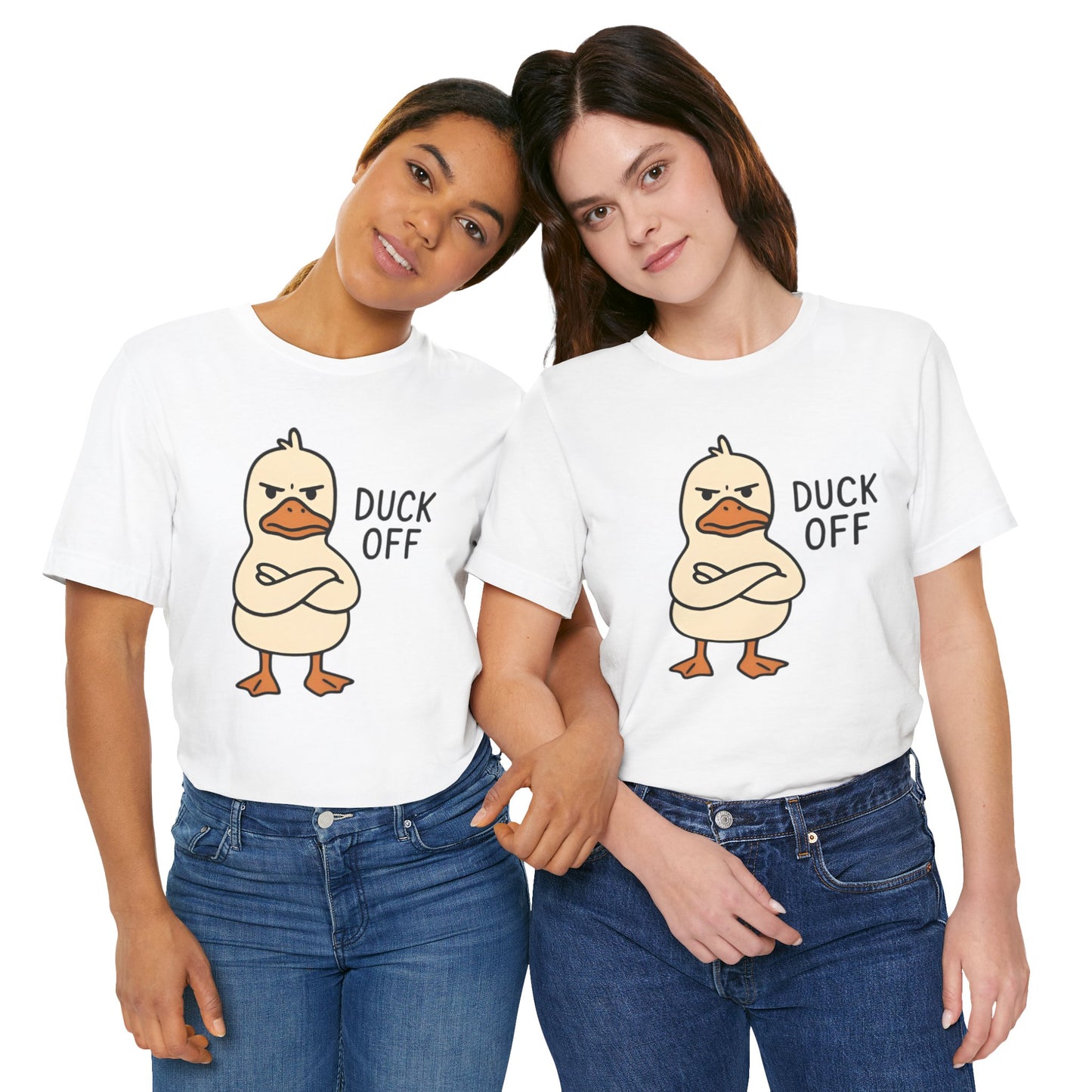Duck Off T-Shirt — Funny Angry Duck Graphic Tee