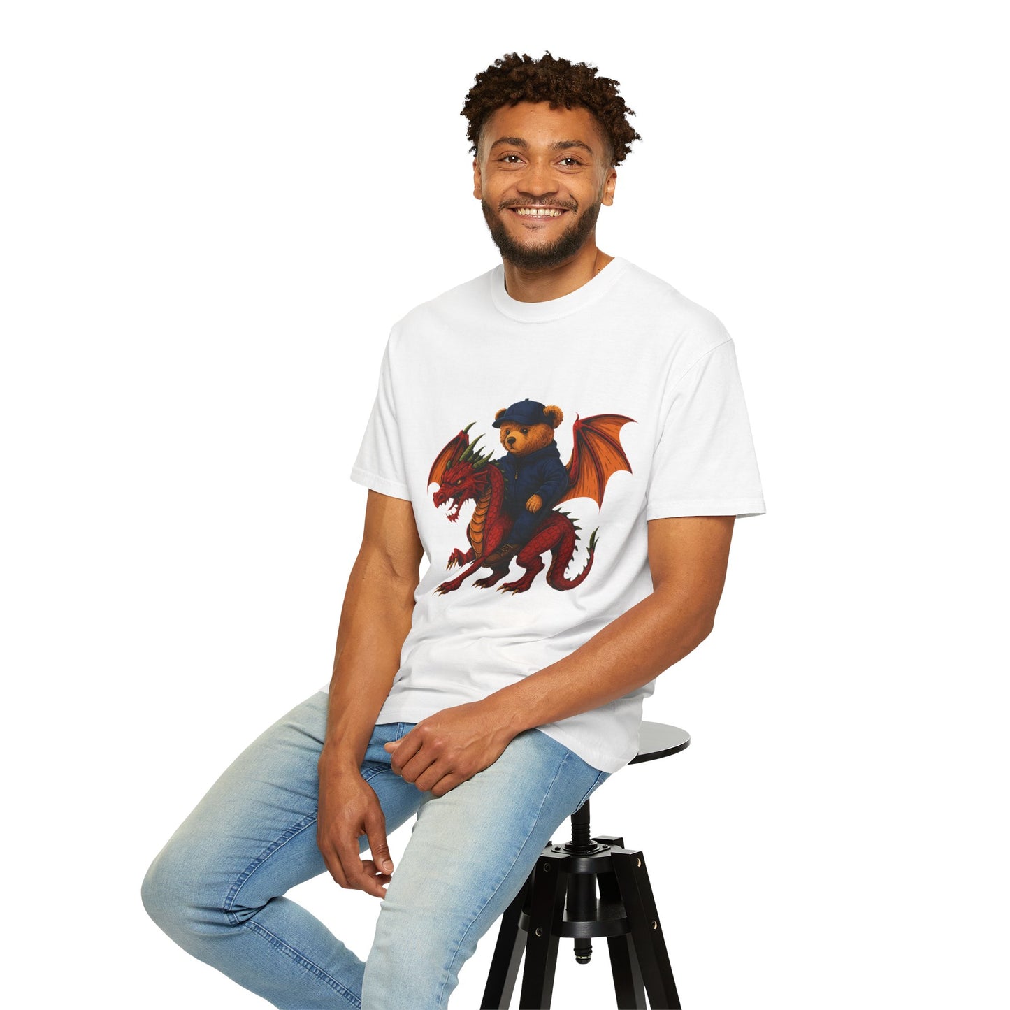 Dragon Believer – Bear Riding Fire Dragon T-shirt