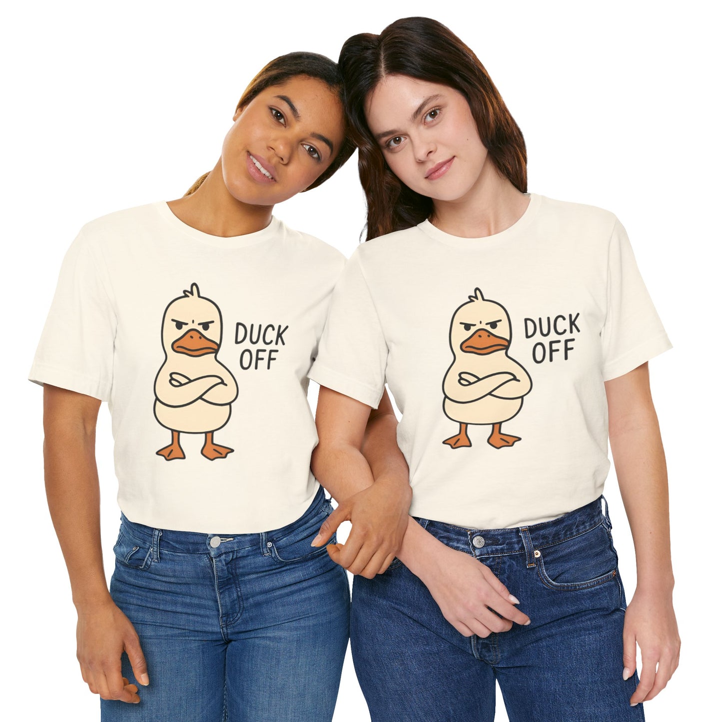 Duck Off T-Shirt — Funny Angry Duck Graphic Tee